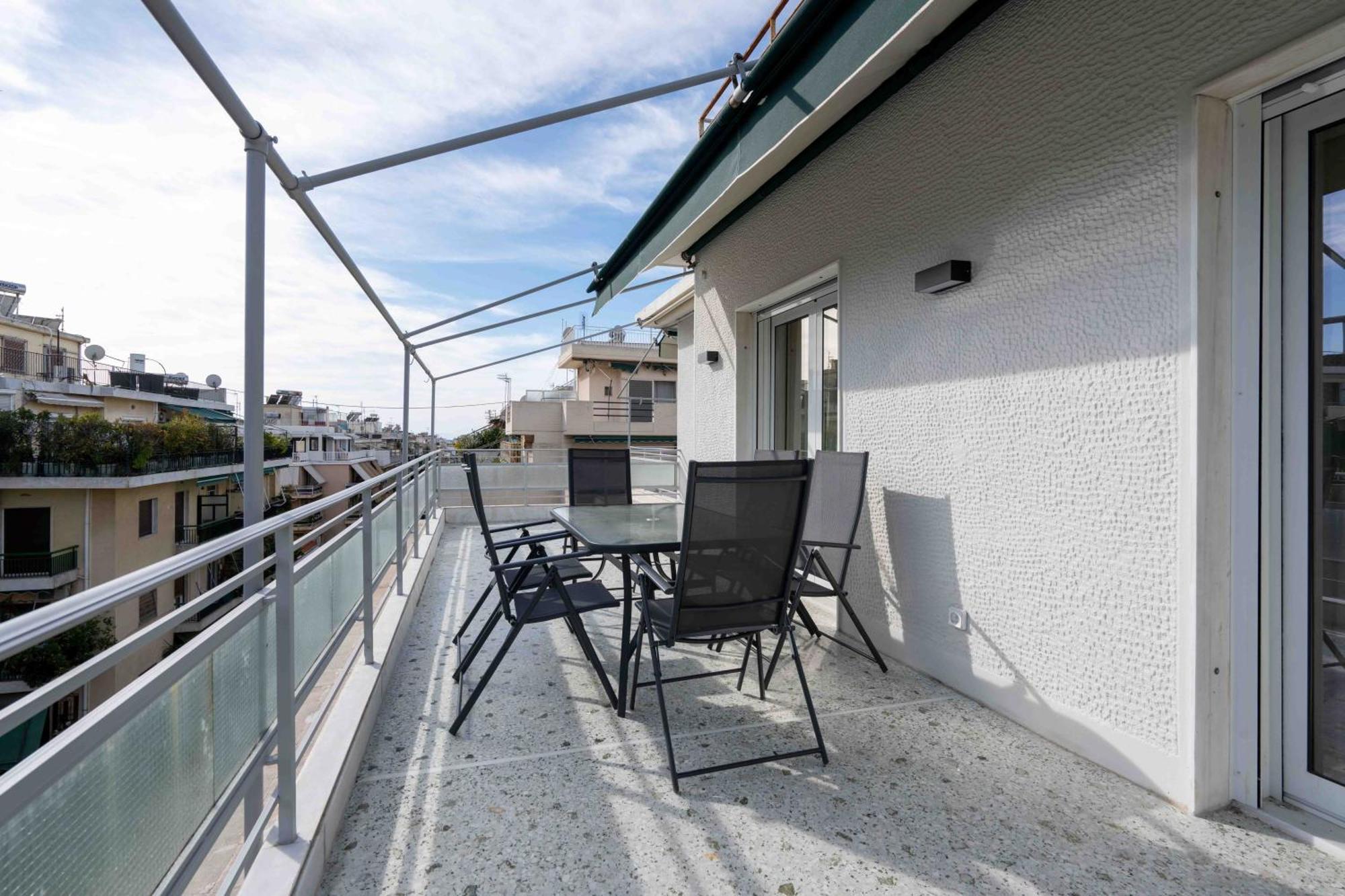 Apartament Corner Penthouse In Acropolis Ateny Zewnętrze zdjęcie